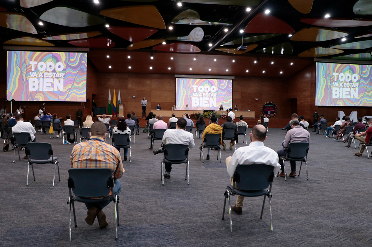 FotografoFoto Alcaldía de Medellín:La Alcaldía de Medellín comparte con líderes comunitarios los avances para el futuro de Presupuesto Participativo